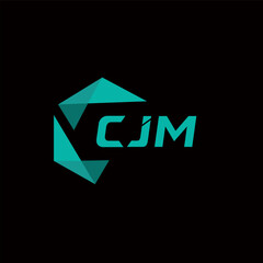 CJM creative minimalist letter logo. CJM unique vector initials alphabet letter logo design