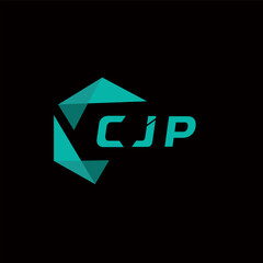 CJP creative minimalist letter logo. CJP unique vector initials alphabet letter logo design