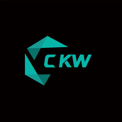 CKW creative minimalist letter logo. CKW unique vector initials alphabet letter logo design CKW creative minimalist letter logo. 