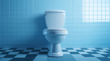 Toilet isolated on white background 