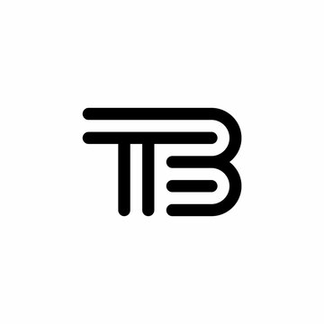 recommend clip art: TB Initial Monogram Letter Logo