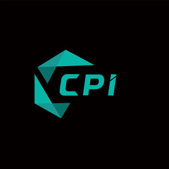 CPI creative minimalist letter logo. CPI unique vector initials alphabet letter logo design
