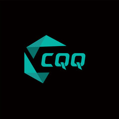 CQQ creative minimalist letter logo. CQQ unique vector initials alphabet letter logo design