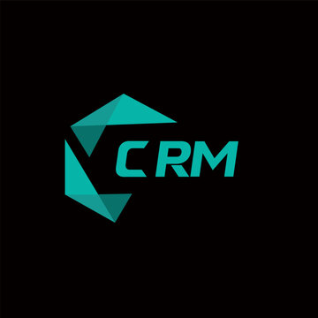 CRM creative minimalist letter logo. CRM unique vector initials alphabet letter logo design