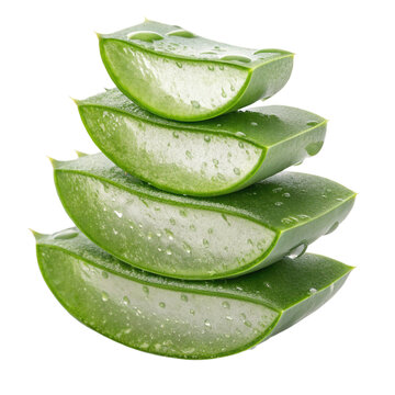 Sabila Aloe Vera Leaf Stack Transparent