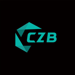 CZB creative minimalist letter logo. CZB unique vector initials alphabet letter logo design