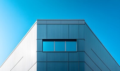 modern industrial structure, emphasizing its towering design