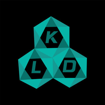 KLD creative minimalist letter logo. KLD unique vector initials alphabet letter logo design