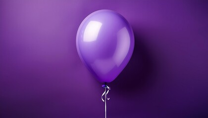 Ballon in hellem Violett isoliert