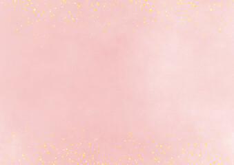 上下キラキラ×和風背景1(薄いピンク)