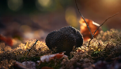 Fototapeta premium Truffle in the Forest Floor