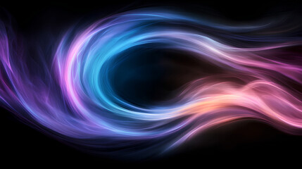 Abstract Blue and Purple Colored Rings