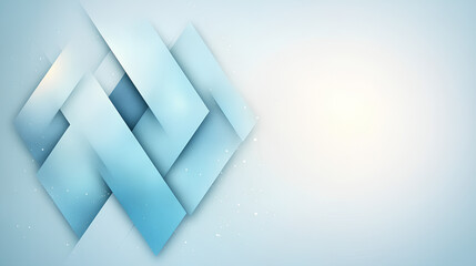 Fototapeta premium Abstract Blue Geometric Shapes Background Design