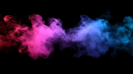Fototapeta premium Real smoke exploding outwards. dramatic smoke or fog effect for spooky halloween magic. Shadowy Spectral Fog. Illustration