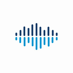 music equalizer stream icon sign vector