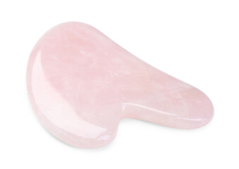 One gua sha tool isolated on white