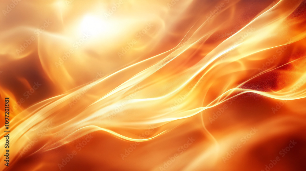 Poster graceful golden energy creates a stunning abstract backdrop with a vibrant source of light