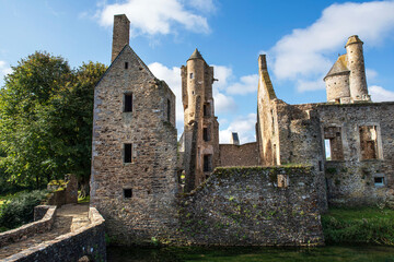 Castle of Gratot in Normandy, France