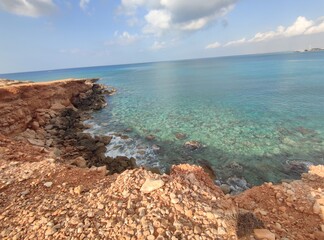 Nature, sea, beach, landscape, sky, blue, wave, stones