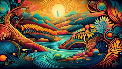 Obraz premium Genetics and Inheritance Patterns 