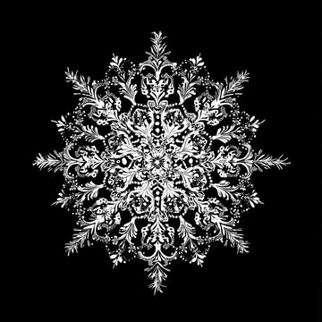 snow flake , vector, pixle art