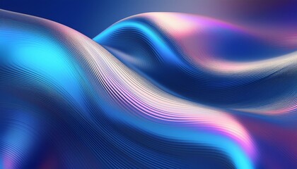 Holographic Abstract blue colors backdrop