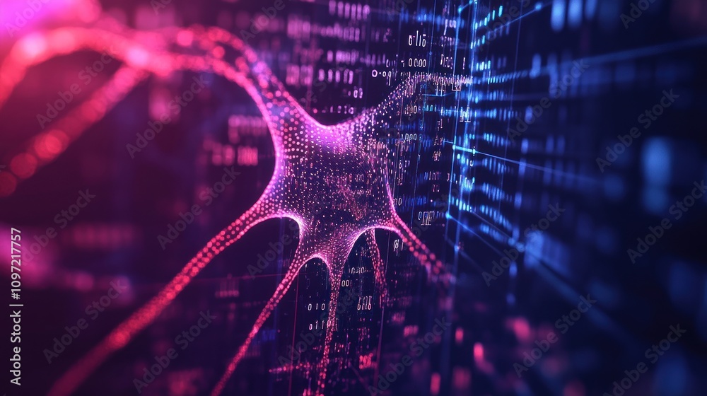 Poster Abstract Neural Network Digital Data Visualization
