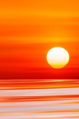 Breathtaking sunset over tranquil ocean nature scene serene environment vibrant colors captivating viewpoint peaceful concept