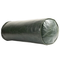 Luxury Green Leather Bolster Pillow  Home Decor  Sofa Cushion  Cylindrical Pillow   Interi