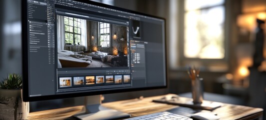 Photo Editing Software on a Modern Desktop Computer