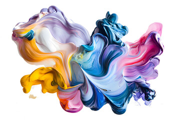 Obraz premium abstract background with splashes, PNG file