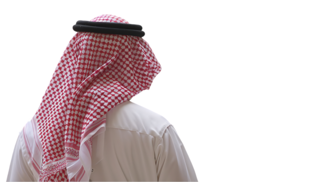 Arab Man in Keffiyeh