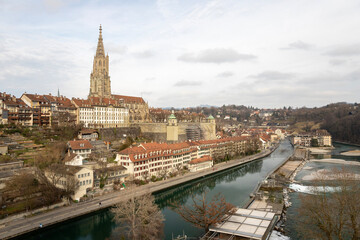 Berner M&uuml;nster in spring