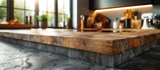 Rustic Kitchen Countertop