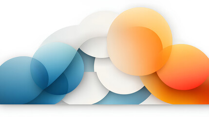 Abstract Geometric Shapes Composition