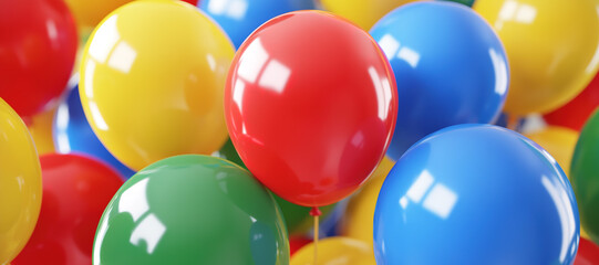 glowing colorful balloons party festive background, birthday, celebration, anniversary 37