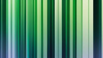 Obraz premium Serene abstract gradient with vertical streaks in green and blue tones