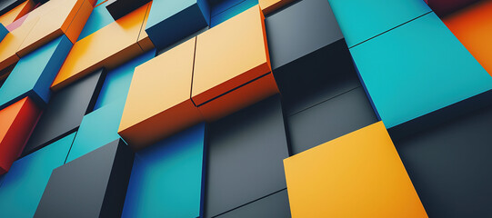 colorful box plaid business background, gradation 45