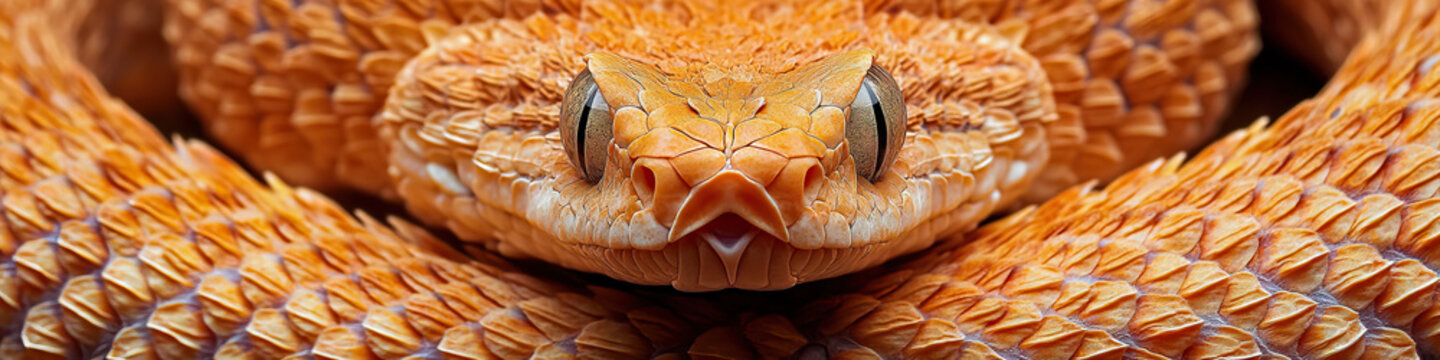 A sidewinder rattlesnake, its distinct pattern and rattle signaling warning and protection.