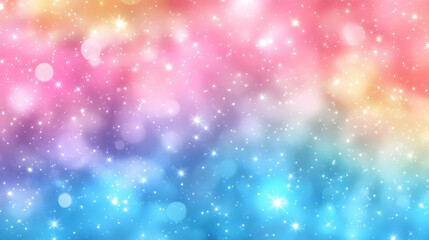 Pastel Rainbow Abstract Background