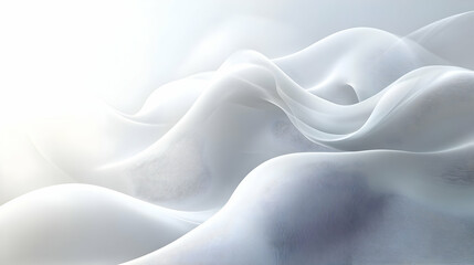 Obraz premium Abstract White Wave Background Illustration