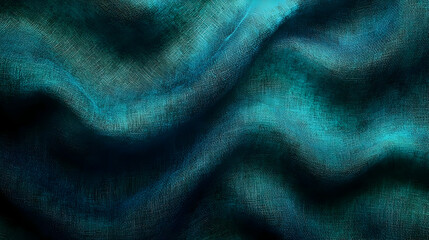 Teal Fabric Texture Background Image