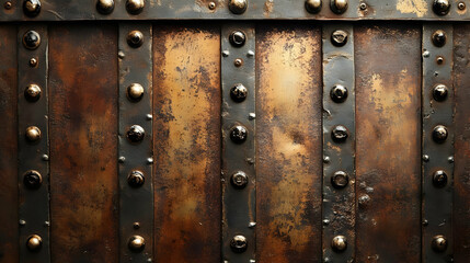 Fototapeta premium Rustic Metal Texture Background Illustration