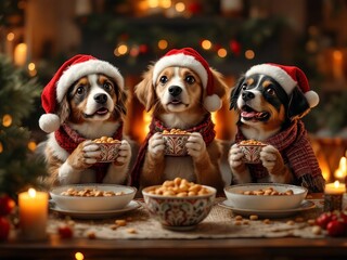 Celebrate the new year with a delicious, cozy feast for your furry friend.