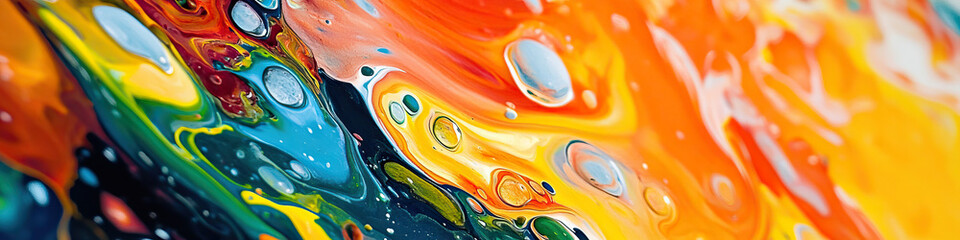 An abstract painting featuring a fusion of different cultures, races, and ideas, evoking the spirit of acceptance and harmony.