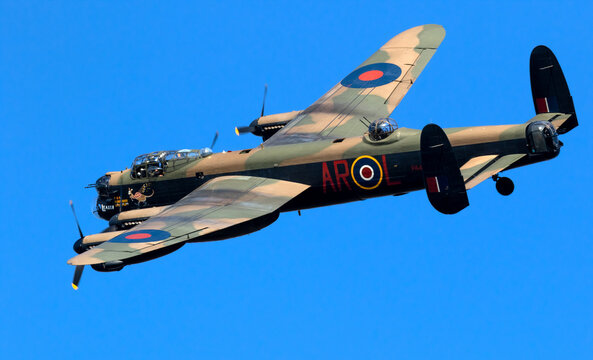 Avro Lancaster BII PA474 plane of the Battle of Britain Memorial Flight. 