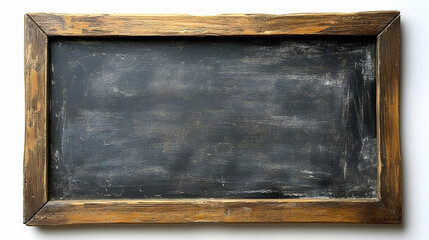 Rustic Wooden Framed Blackboard Background Image