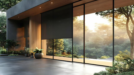 Modern House Exterior 3D Illustration