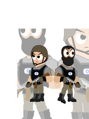 SOLDIERS VECTOR