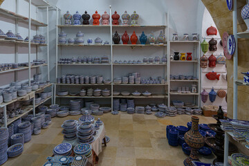 Beautifully displayed porcelain for sale